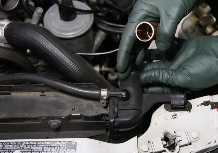 Repairing a Broken Plastic Upper Radiator Neck On Demand Video